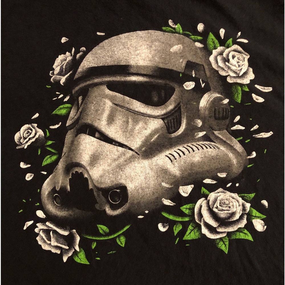 Stormtrooper White roses Star Wars Christmas 4XL shirt obi-Wan Kenobi Skywalker
